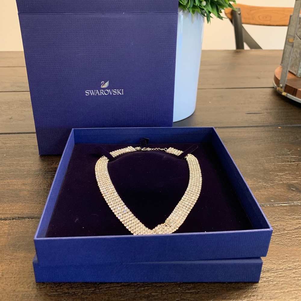 Swarovski Fit Necklace Palladium Plated 5289715